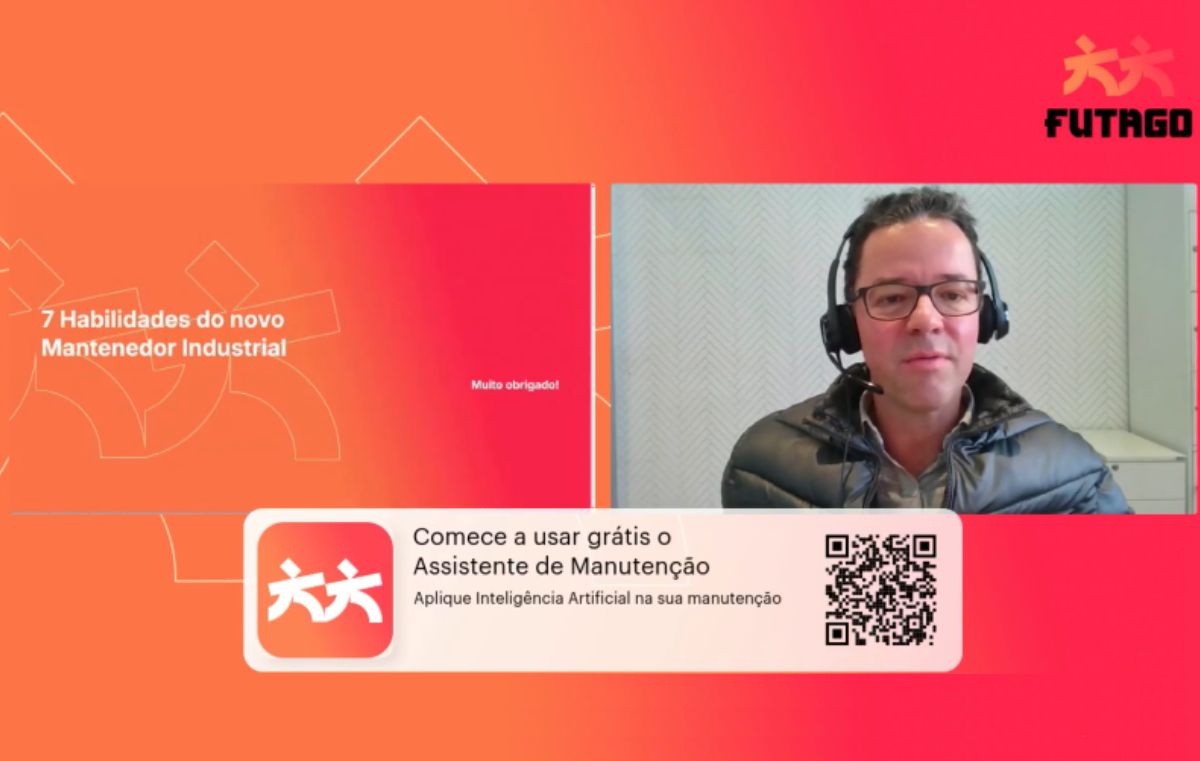 Leonardo Azevedo apresenta 7 habilidades do novo mantenedor industrial em live da Futago